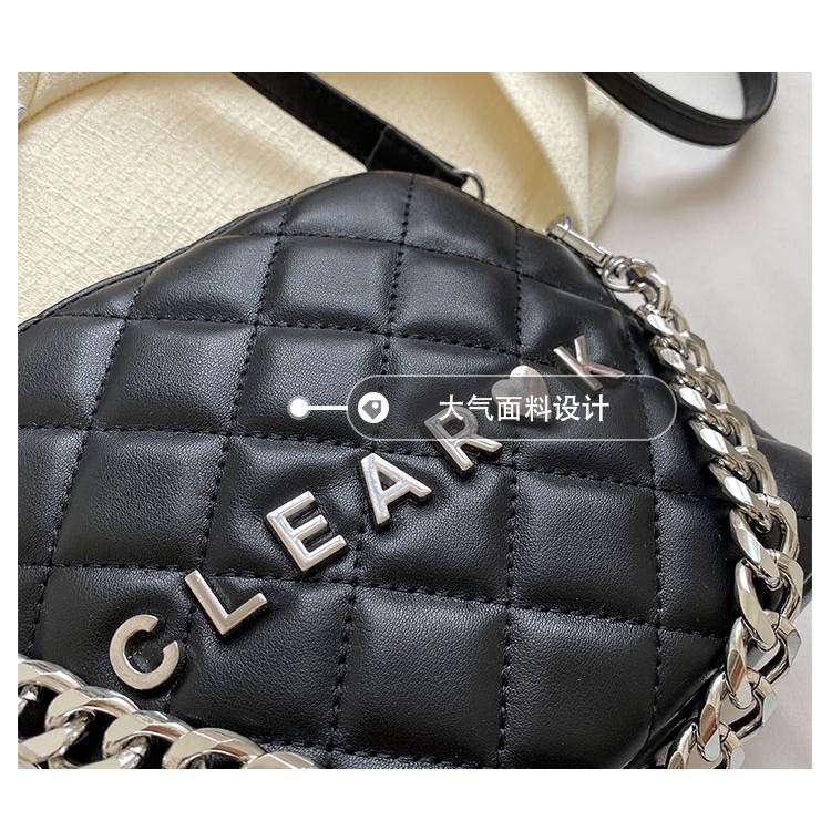 Túi Xách Đeo Vai Chanel Hình Vuông Cỡ Nhỏ Phối Dây Đeo Sợi Xích Thời Trang Xuân Hè Cho Nữ