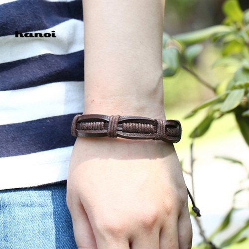 Vòng Đeo Tay Da Giả Thời Trang Cá Tính Cho Nam / Nữ