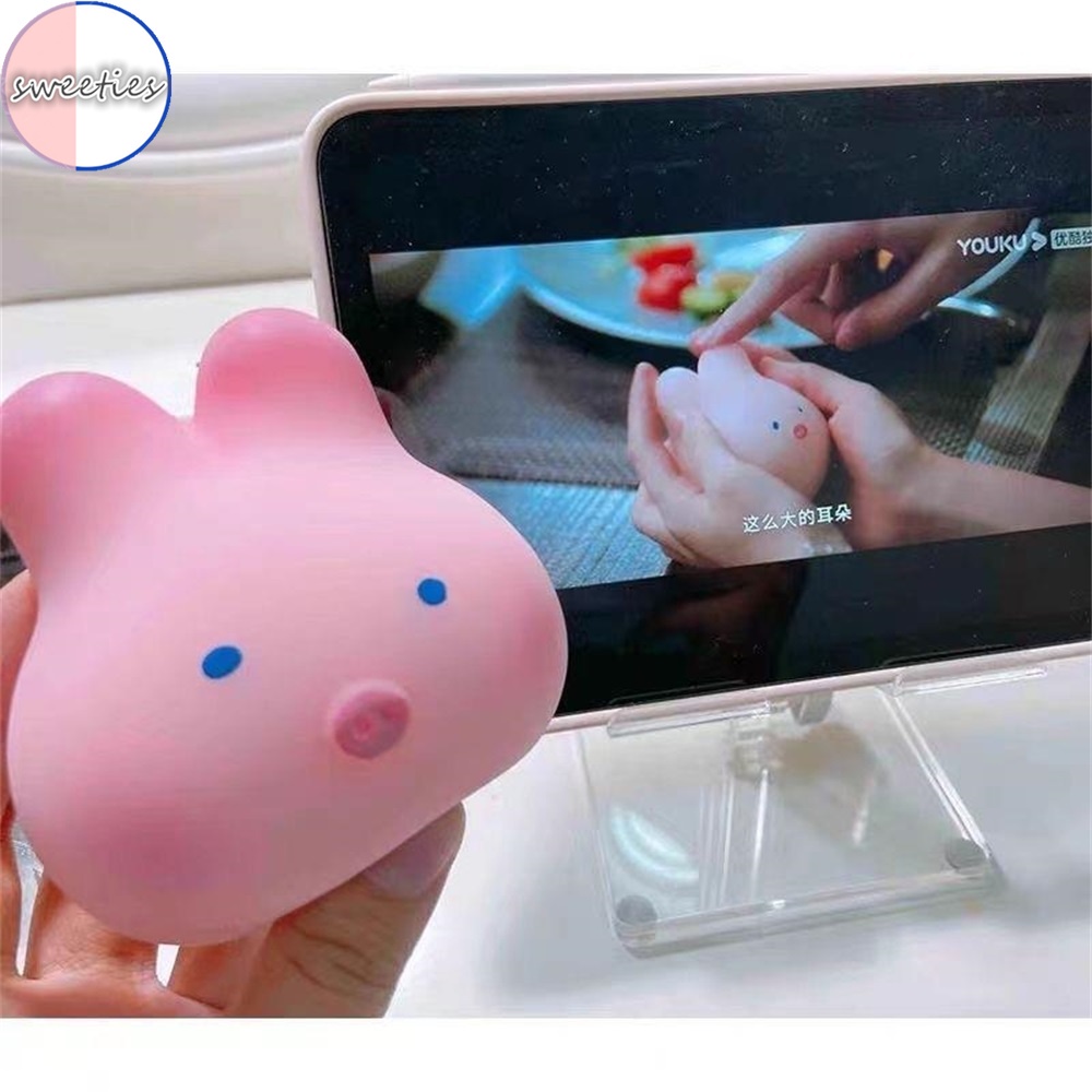 Đồ Chơi Nắn Bóp Giúp Giải Tỏa Căng Thẳng Hình Chú Heo Hồng Dễ Thương
