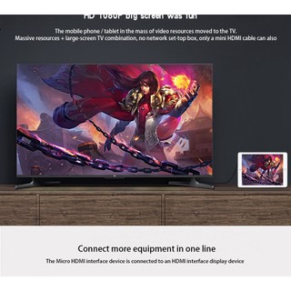 Cáp ChuyểN ĐổI Micro HDMI Sang HDMI D type 1080P