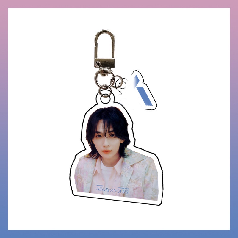 Móc Khóa Hai Mặt Bằng Acrylic In Họa Tiết Nhóm Nhạc Kpop Seventeen ALWAYS YOURTHHE8