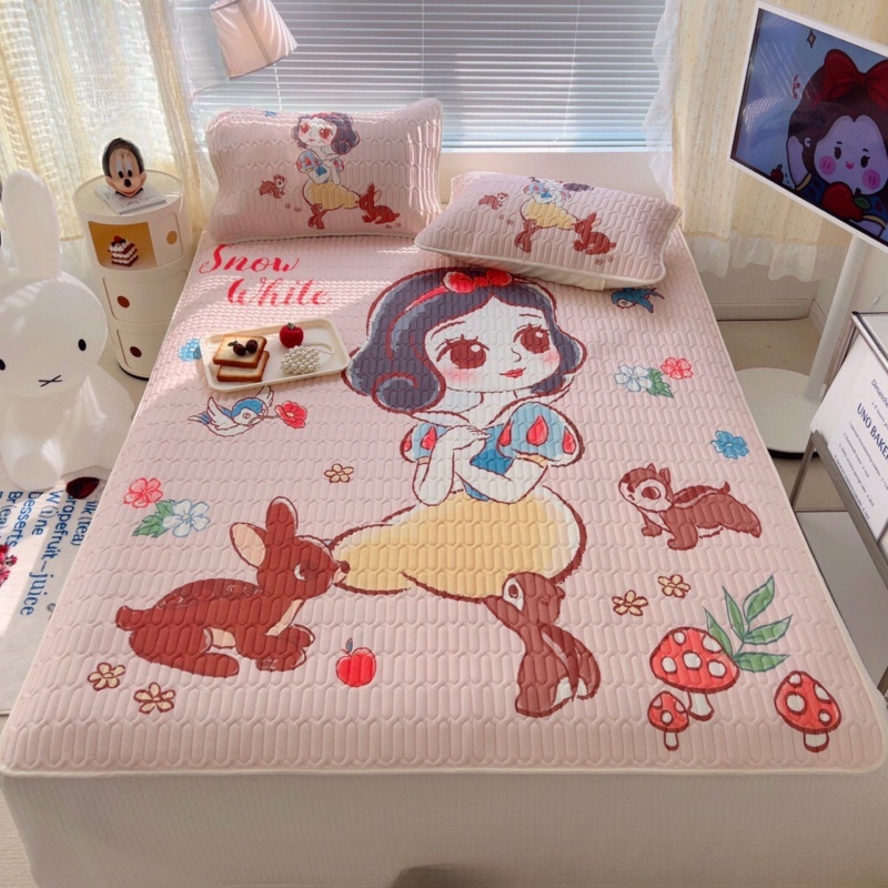 Bộ Thảm Lót Giường Ba Món Bằng Cao Su Mềm Thoáng Mát Mùa Hè Cho Trẻ Em