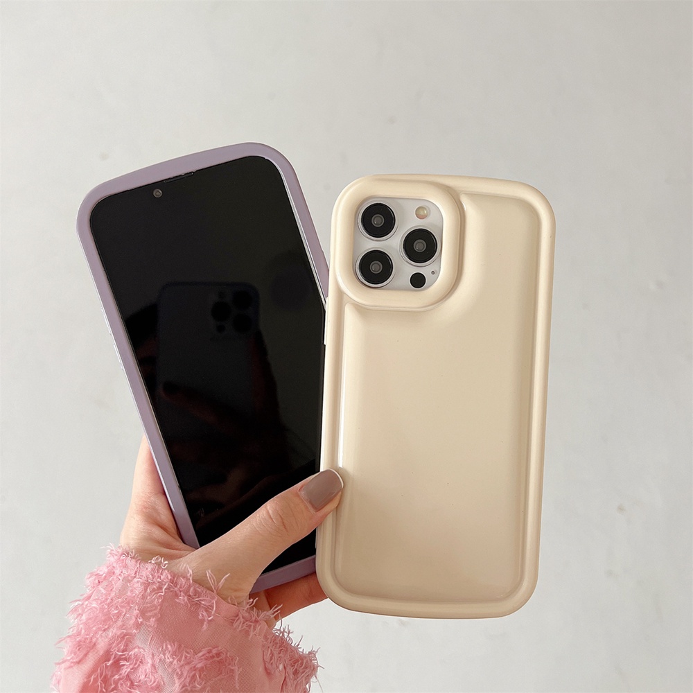 Ốp Điện Thoại Chống Rơi Họa Tiết Xà Phòng Màu Hồng Và Tím Cho iPhone 14 Pro Max 13 Pro Max 12 Pro Max 11 11 Pro Max 12