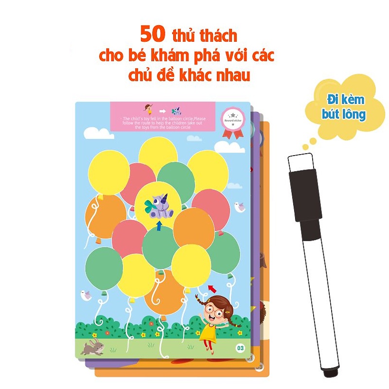 Đồ Chơi Thử Thách Vượt Mê Cung - Cấp Độ 3 - Hoogar PAB042-3