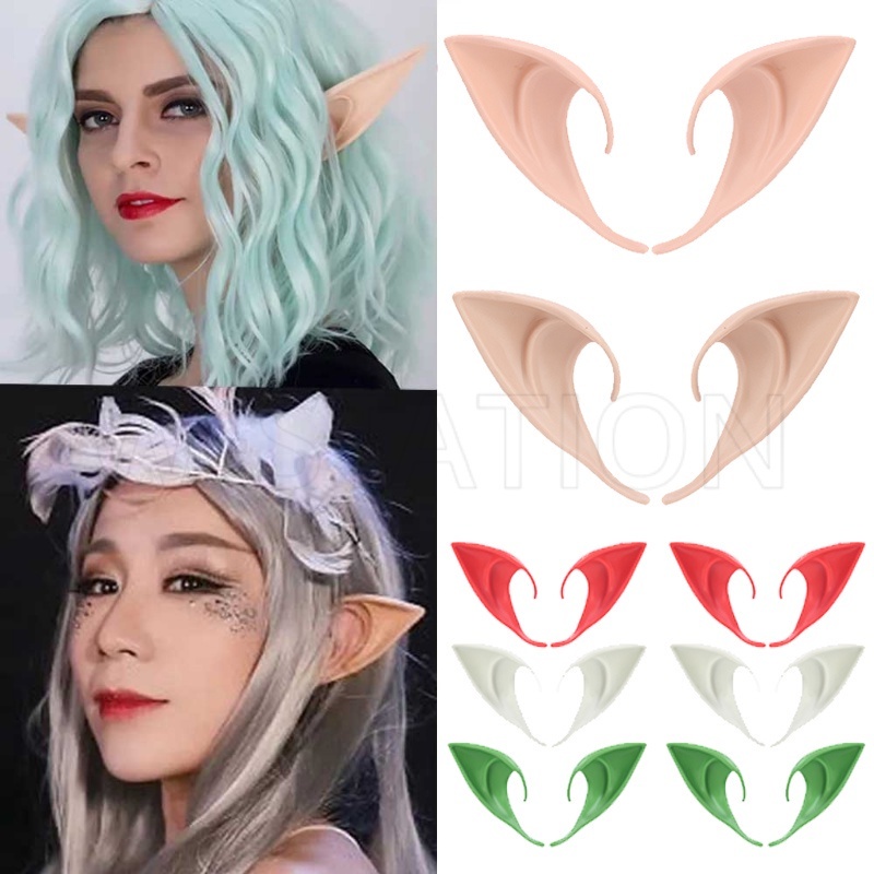 Phụ Kiện Tai Yêu Tinh / Tai Yêu Tinh Bằng Latex Hóa Trang Halloween Cho Người Lớn / Trẻ Em