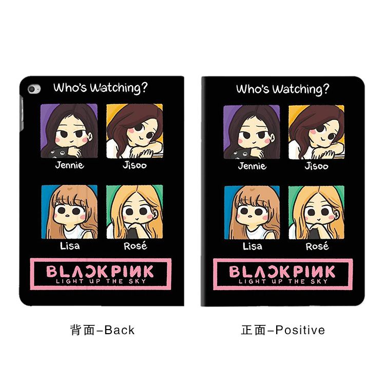 Bao Da Máy Tính Bảng In Hình blackpink Cho iPad air 1 / 2 / 3 / 4 / 5 mini 6 10.2 gen 7 8 9 gen5 / 6 iPad gen10 pro 11 2022
