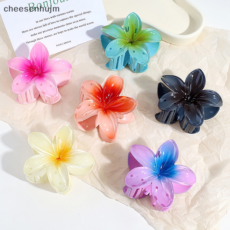 Kẹp Tóc Hình Cá Mập Màu Gradient Phong Cách Vintage Thời Trang Cho Nữ