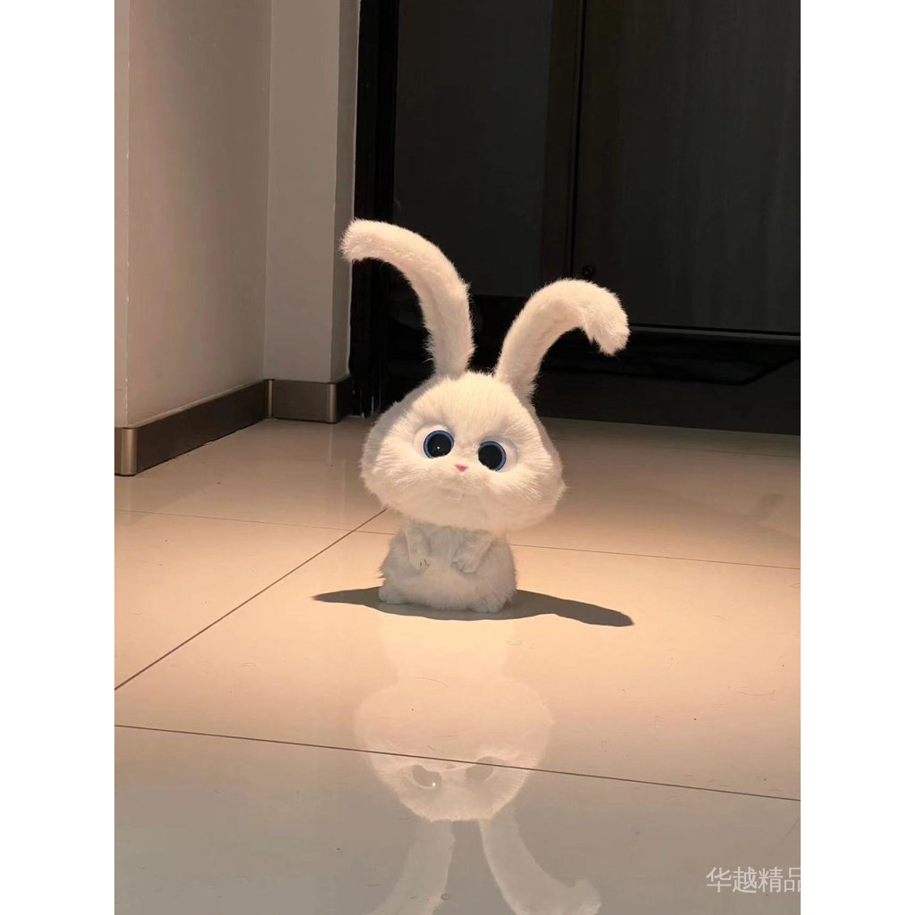 Thú Nhồi Bông Hình Thỏ Trắng Dễ Thương Cho Bé Gái