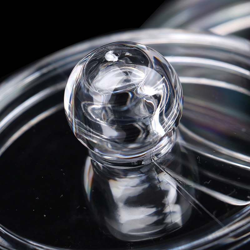 Ctye clear acrylic cotton pad ear bud holder mỹ phẩm trang điểm tổ chức lọ lưu trữ tốt