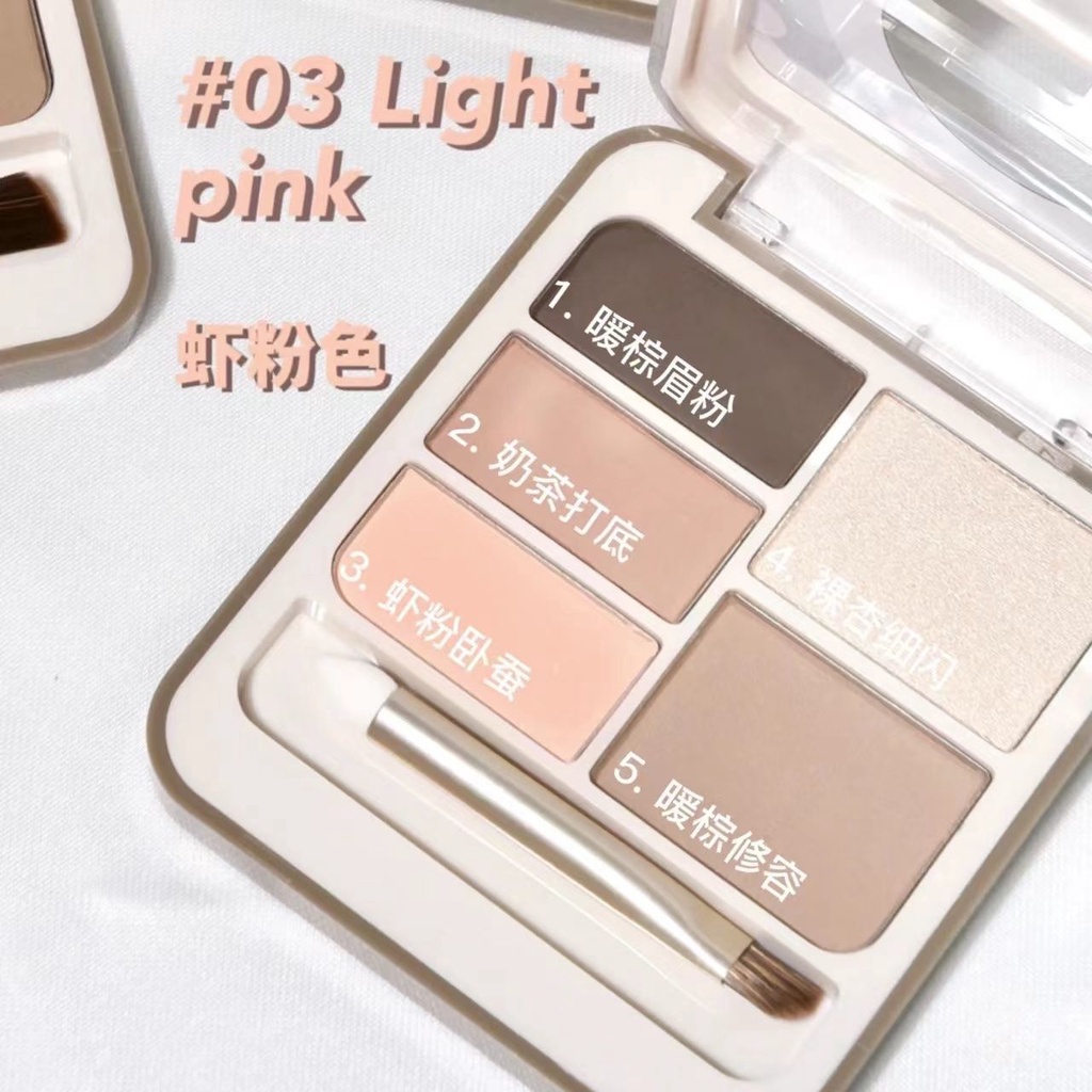 Bảng Phấn Mắt Bắt Sáng Judydoll Tông Lì Trang Điểm Sáng Da