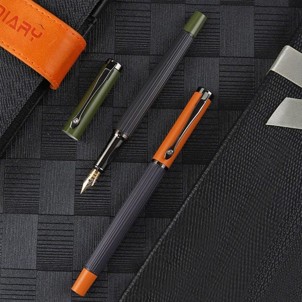 Bút Máy Mực MMLUCK Kết Cấu Kim Loại Sang Trọng Phong Cách Retro Ngòi 0.5mm