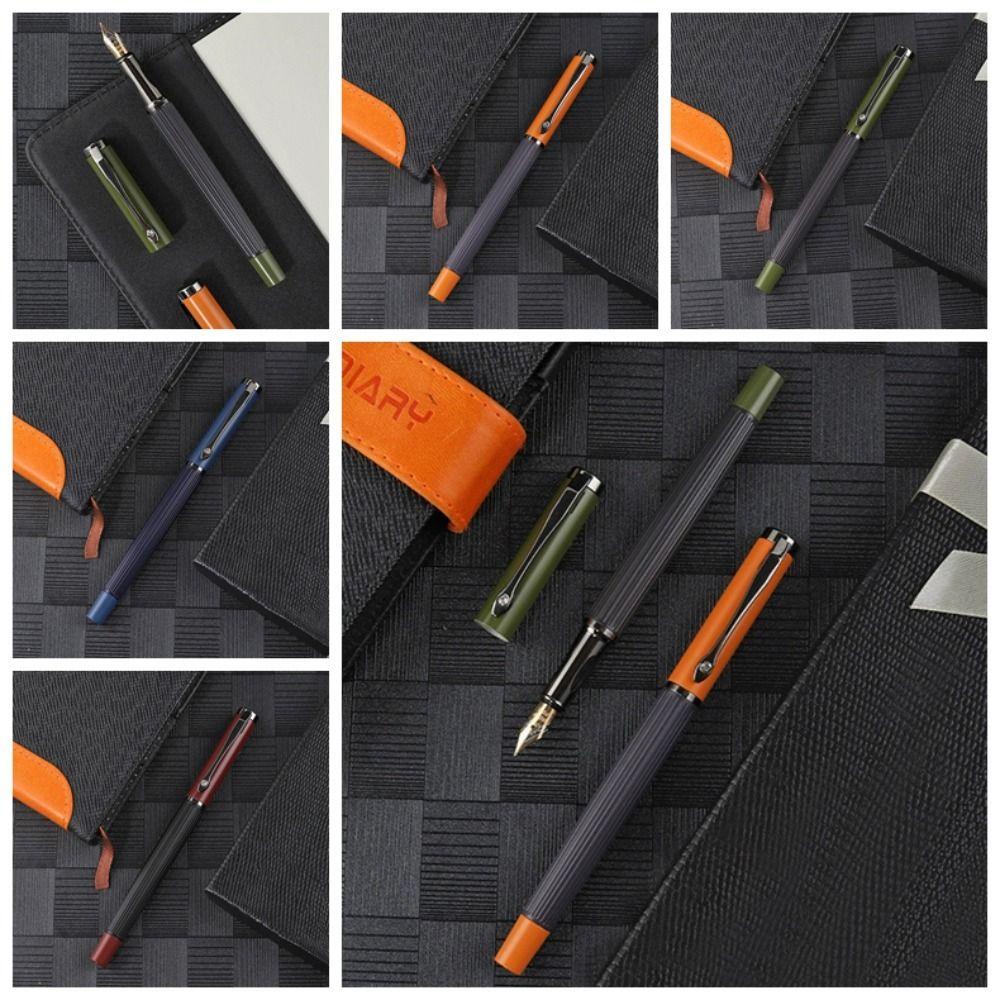 Bút Máy Mực MMLUCK Kết Cấu Kim Loại Sang Trọng Phong Cách Retro Ngòi 0.5mm