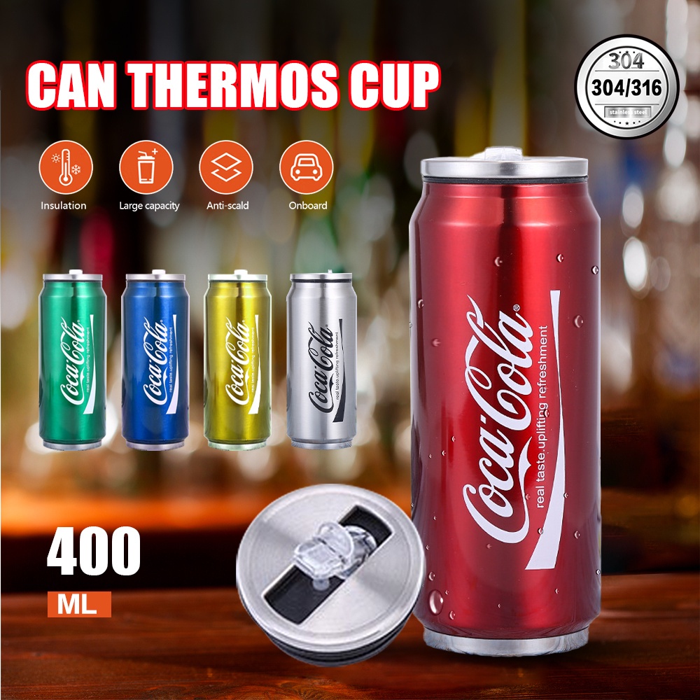 COCA-COLA Bình Nước Giữ Nhiệt Hình Lon Cocacola 350 / 500ml