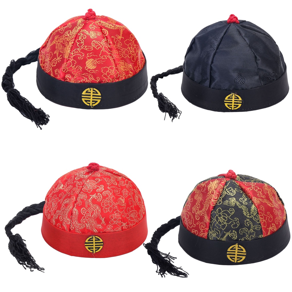 Mũ Hóa Trang Hoàng Tử Bé Guapi Qing Dynasty Emperor Drama