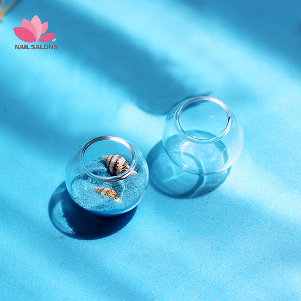 Bát Thủy Tinh Mini Màu Trong Suốt Trang Trí Bể Cá