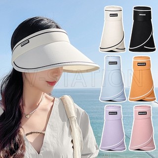 Mũ rộng vành hở chóp chống tia uv thời trang đi biển mùa hè cho nữ