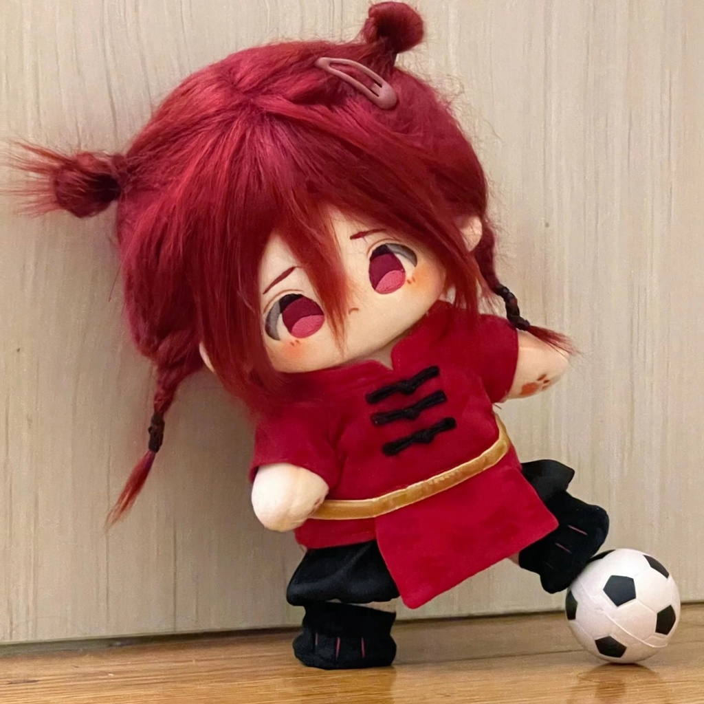 20 cm búp bê màu xanh khóa hyoma chigiri plushie búp bê sang trọng quần áo bông thay đổi quần áo trang phục trang phục cosplay anime one-piece cotton cross-dressing