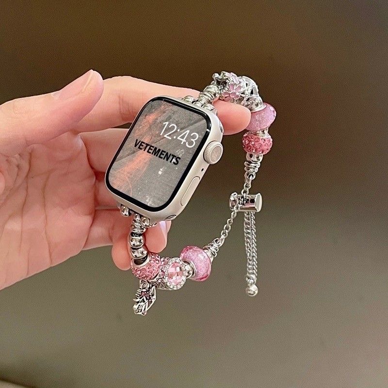 PANDORA Dây Đeo Đồng Hồ Bằng Kim Loại Dành Cho apple watch 40mm 41mm 45mm 44mm 49mm iwatch Series ultra 7 8 6 5 4 SE 3
