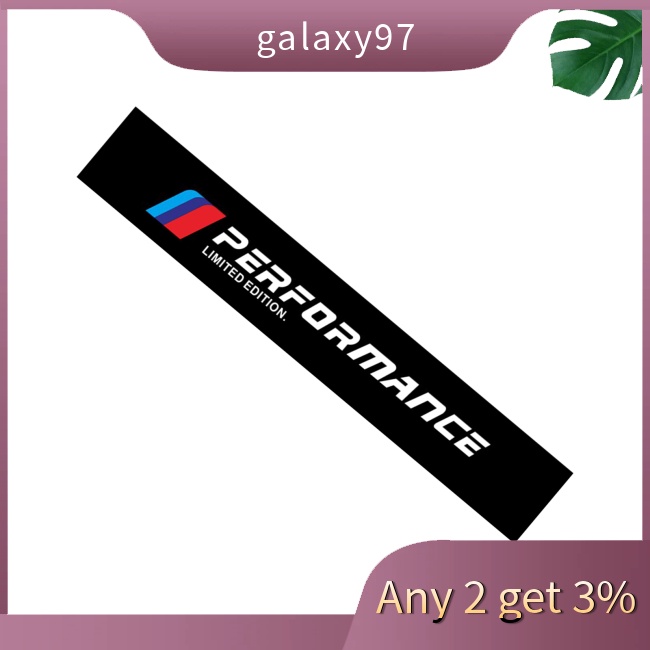 Miếng Dán Trang Trí Kính Chắn Gió Trước Sau Tự Dính In Chữ galaxy D-1343