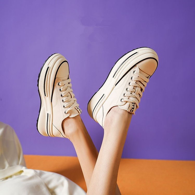 Giày Thể Thao Vải canvas Thoáng Khí Trẻ Trung Cho Nữ