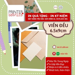 In ảnh 6x9 1k/tấm - cán lụa mờ hoặc cán lụa bóng