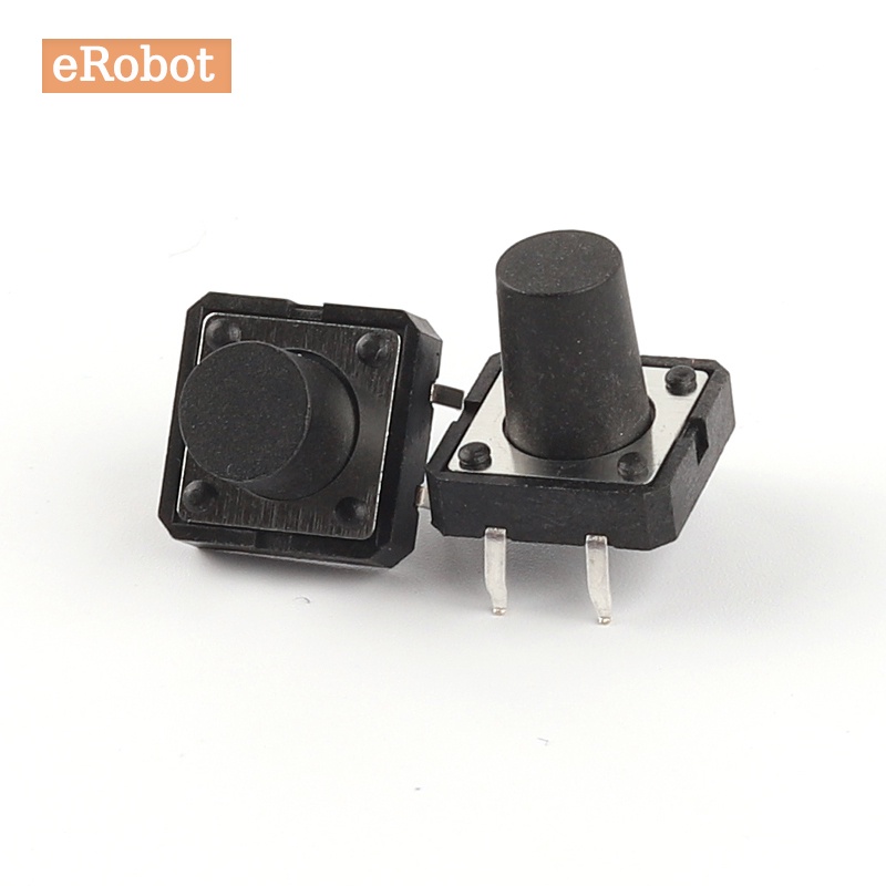 Set 20 Công Tắc Nhấn Mini 12x12 12 * 12 * 4.3mm 5mm 6 7 8 9 10 11 12 Mm 4Pin