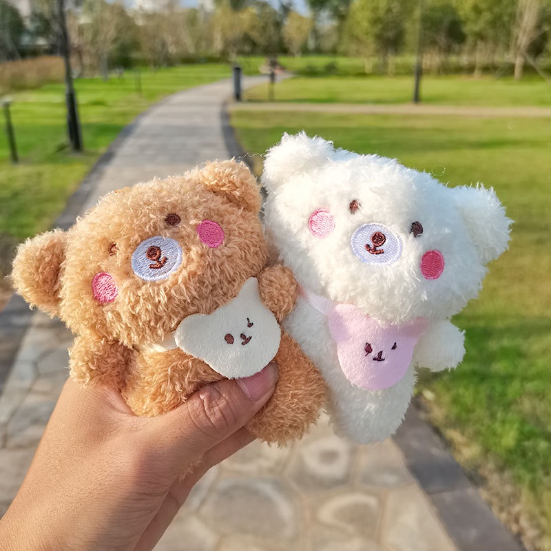 Móc khoá, móc cài balo hình gấu đeo túi OUYOUVN