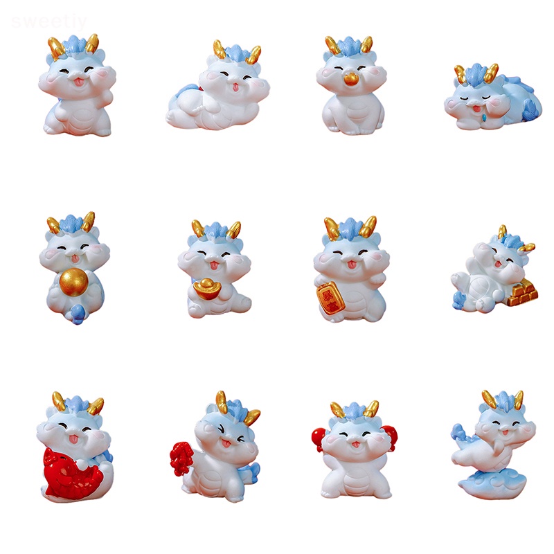 Mô Hình Rồng Mini Dễ Thương Dùng Trang Trí Tiểu Cảnh Mới