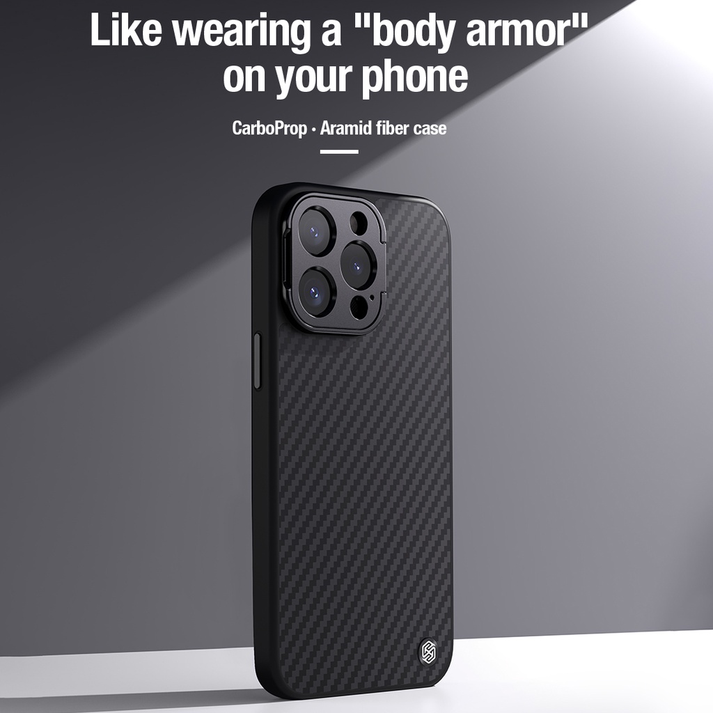 Ốp Điện Thoại TPU + Sợi Carbon Từ Tính Nillkin Cho iPhone 14 Pro Max 14 Pro