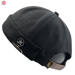 Nón tròn miki hat Không vành Nam nữ Unisex Mũ nón tròn Hip hop Dưa hấu Cá tính Phong cách Retro Hàn Quốc Thời trang - HSU