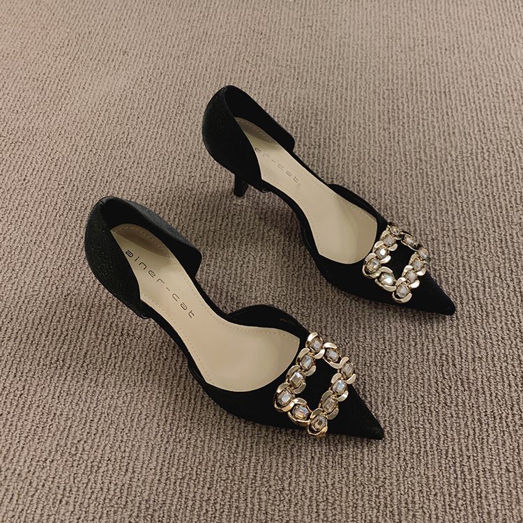 Hong Kong Premium shoes❥Giày Cao Gót Mũi Vuông Thời Trang Hàn Quốc Cho Nữ