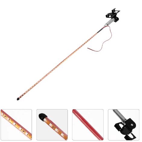 Ăng Ten Đèn LED RGB 24V 12V Cảnh Báo Nhiều Màu Sắc Gắn Trong Xe Hơi / Xe Tải / Tàu Thuyền