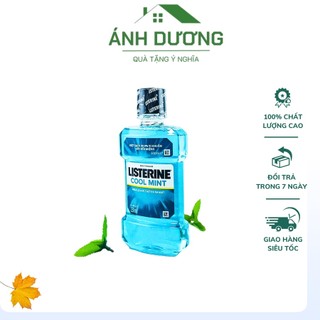 Nước Súc Miệng Diệt Khuẩn Bạc Hà Listerine (250ml)