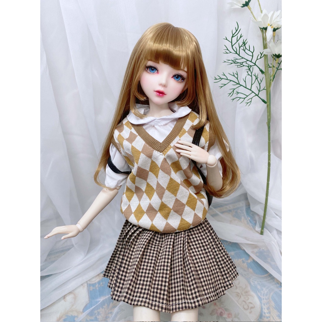 Set Đồ 3 Món Áo Váy Ngắn Dễ Thương Phong Cách Mới Năm 2022 Cho Búp Bê Barbie