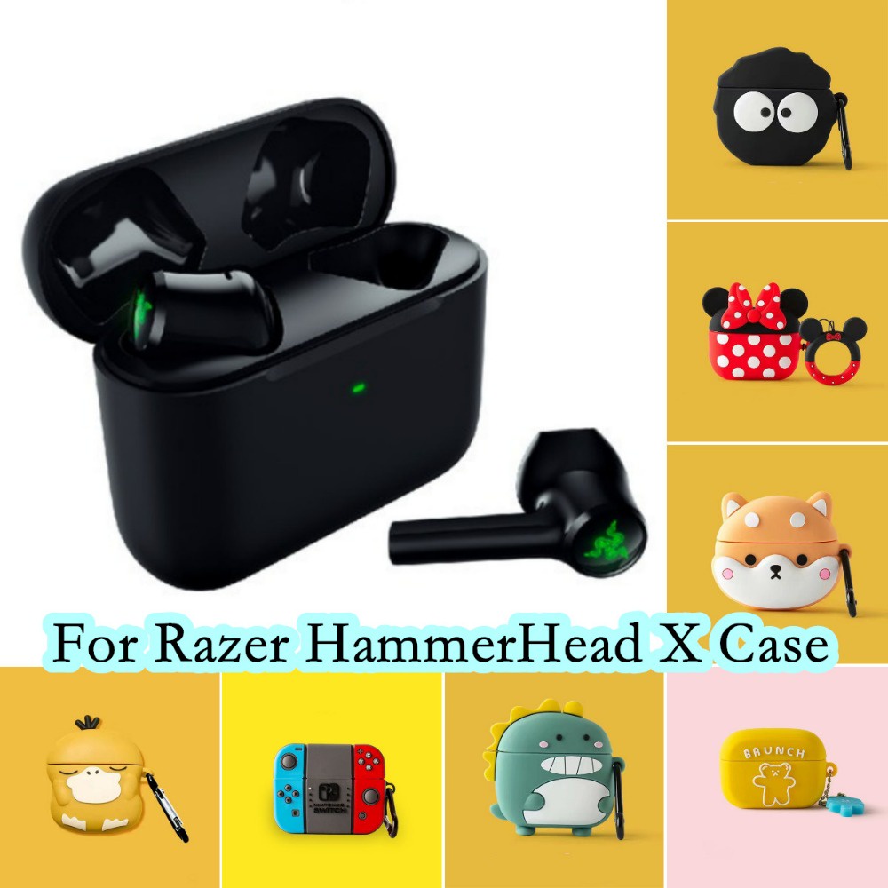 9imamurai cho razer hammerhead x case cool tide cartoon series dành cho razer hammerhead x tws vỏ bọc tai nghe mềm