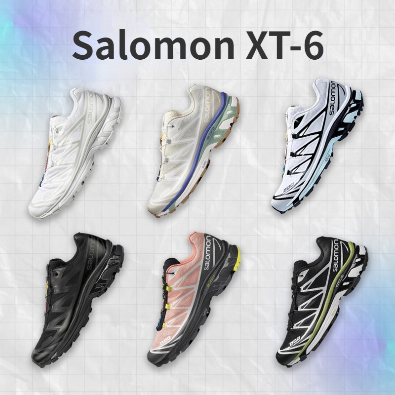 16 màu salomon xt6 xt-6 xu hướng đường ngoài trời đua xe chuyên nghiệp thể thao thông thường giày chạy bộ rebound mới