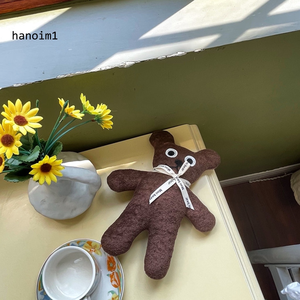 Ys1 gấu búp bê sang trọng đáng yêu ren-up nơ mắt to bánh quy gấu plushies đồng hành đồ chơi nhẹ nhàng búp bê động vật nhồi bông bé trai bé gái đồ chơi sang trọng trang trí nội thất