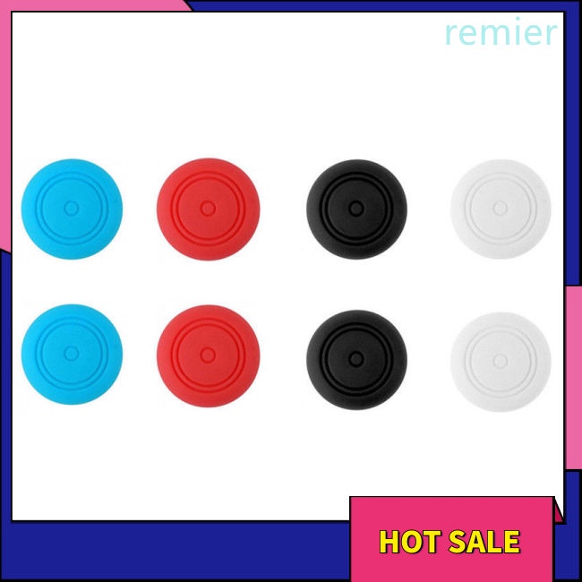 Re 6 chiếc silicone thumbstick thumb stick grip caps cover cho nintendo switch joy-con controller