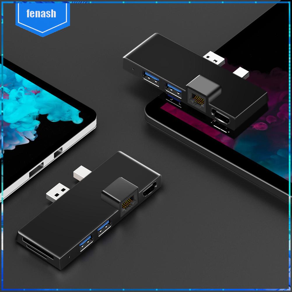Đối với surface pro 4/5/6 docking station 6 trong 1 hub với hdmi tương thích rj45