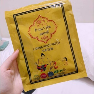 ☘️️☘️10 miếng dán chân thải độc detox lanna foot patch