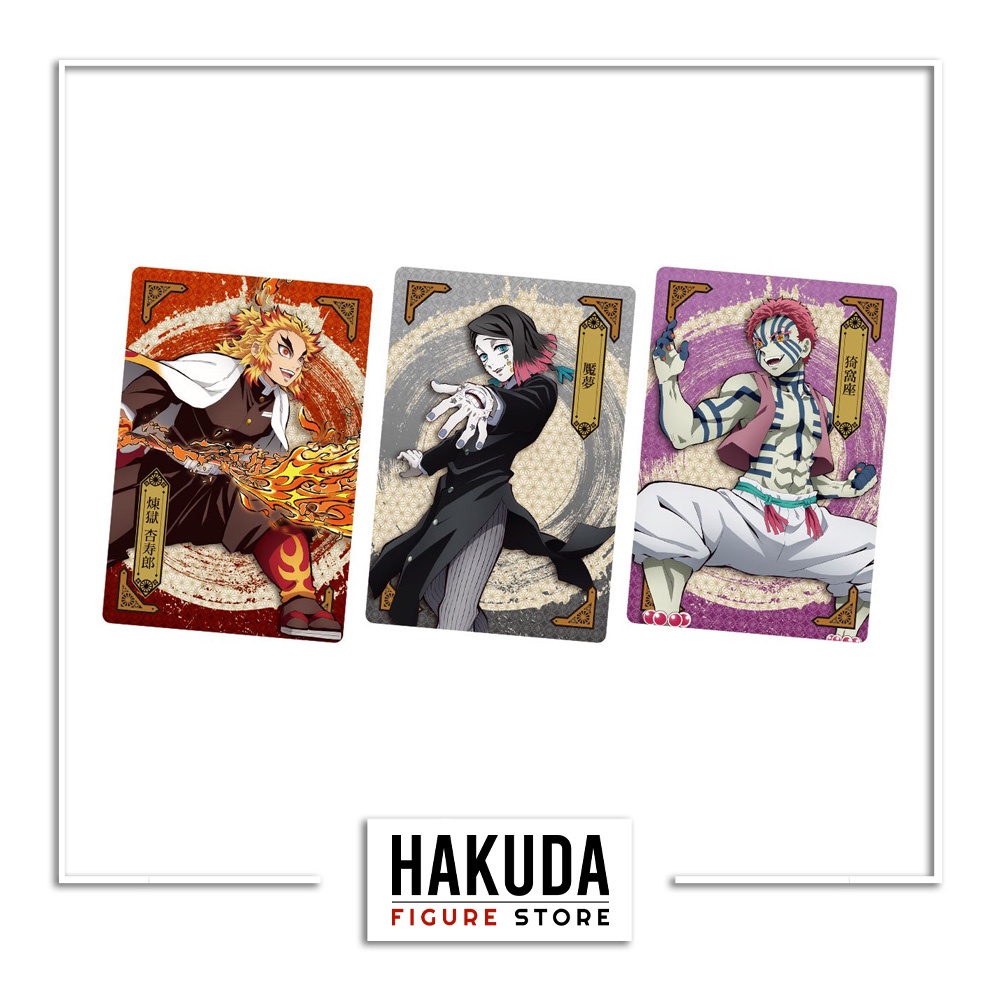 Bánh Xốp Gacha Thẻ Bài Kimetsu no Yaiba Wafer 4 - Chính hãng Bandai Nhật Bản