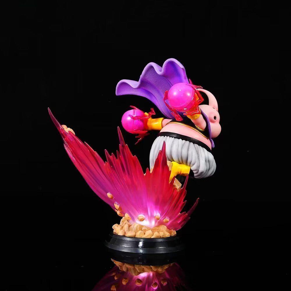 Mô hình Ma Bư Majin Buu Béo chiến đấu siêu ngầu cao 21cm, có LED, có hộp màu - Dragon Ball