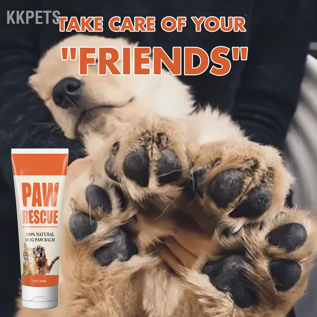KKPETS Kem dưỡng ẩm tự nhiên sửa chữa chân chó 30ml dễ dàng sử dụng cho bàn thú cưng