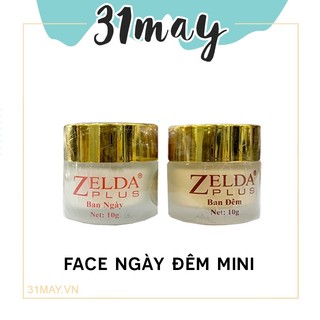 Combo kem face ngày đêm zelda plus mini giá sỉ chính hãng - combo kem dưỡng trắng da mờ thâm nám