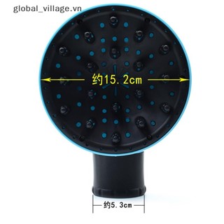 [global_village] Universal hair diffuser profession blow dryer head diffuser tóc xoăn gợn sóng [vn]
