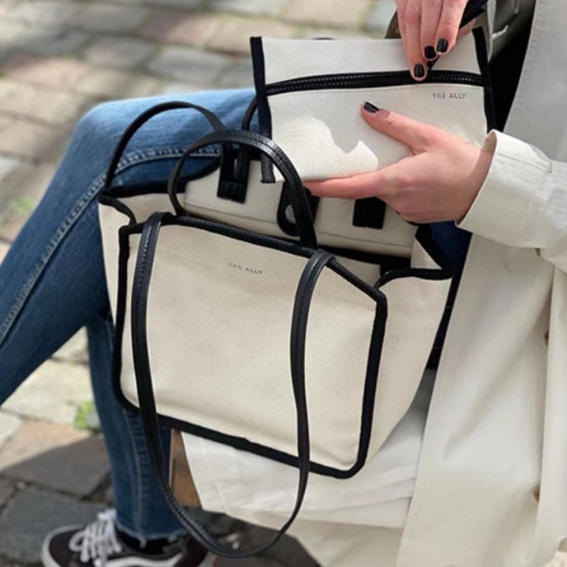 Túi mẹ túi mẹ túi đa chức năng túi mẹ và bé túi vải nhẹ túi xách ăn trưa túi đeo chéo vai túi mẹ