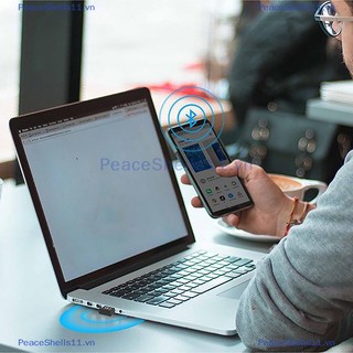 Peaceshells usb bluetooth 5.1 adapter transmitter receiver bluetooth audio bluetooth dongle wireless usb adapter for computer pc laptop.