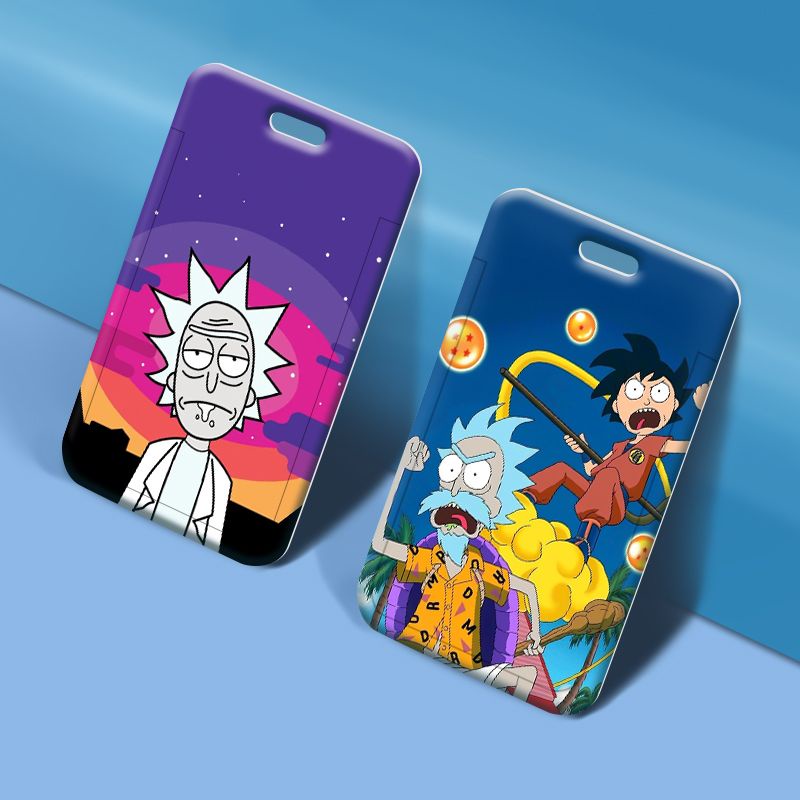 Ví Đựng Thẻ Họa Tiết Hoạt Hình Rick and Morty Độc Đáo