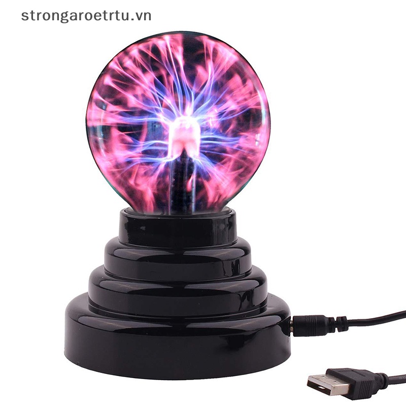 Strongaroetrtu 3 inch magic plasma ball đèn cảm ứng khí quyển nhạy cảm ánh sáng ban đêm đèn mới lạ cho trẻ em sinh nhật món quà giáng sinh vn