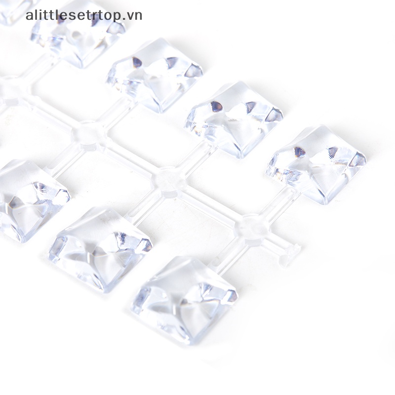 Alittlesetrtop 1 cái không thường xuyên acrylic nail art false mẹo hiển thị bảng sơn móng tay trong suốt hiển thị kệ trưng bày đứng làm móng tay.